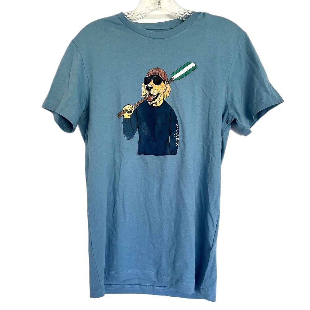 J. Crew Graphic T-shirt Dog Paddle Tee Unisex Size XS New Nautical